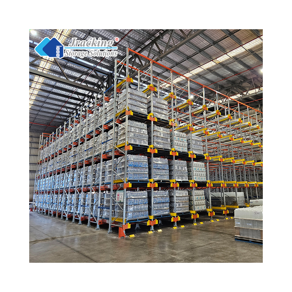 Jracking Warehouse Customized ASRS Automatic Storage Radio Shuttle Racking With Forklift System