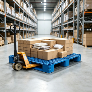 Stackable Grid HDPE Plastic Warehouse Pallet 1200x1200mm
