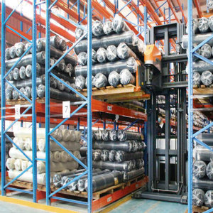 Narrow Aisle 5 Layer Heavy Duty Adjustable Cold Rolled Steel Shelving Space Optimize Cargo Storage Units