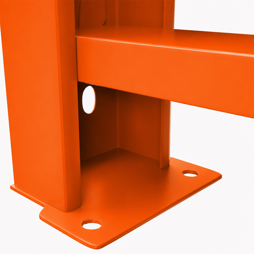 XLB Steel Selective Pallet Rack 4 Layer Warehouse Automation Shelves Corrosion Protection Powder Coated