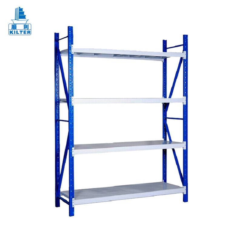 Industrial Warehouse Storage Rack Steel Teardrop Beam Heavy Duty Pallet Racking