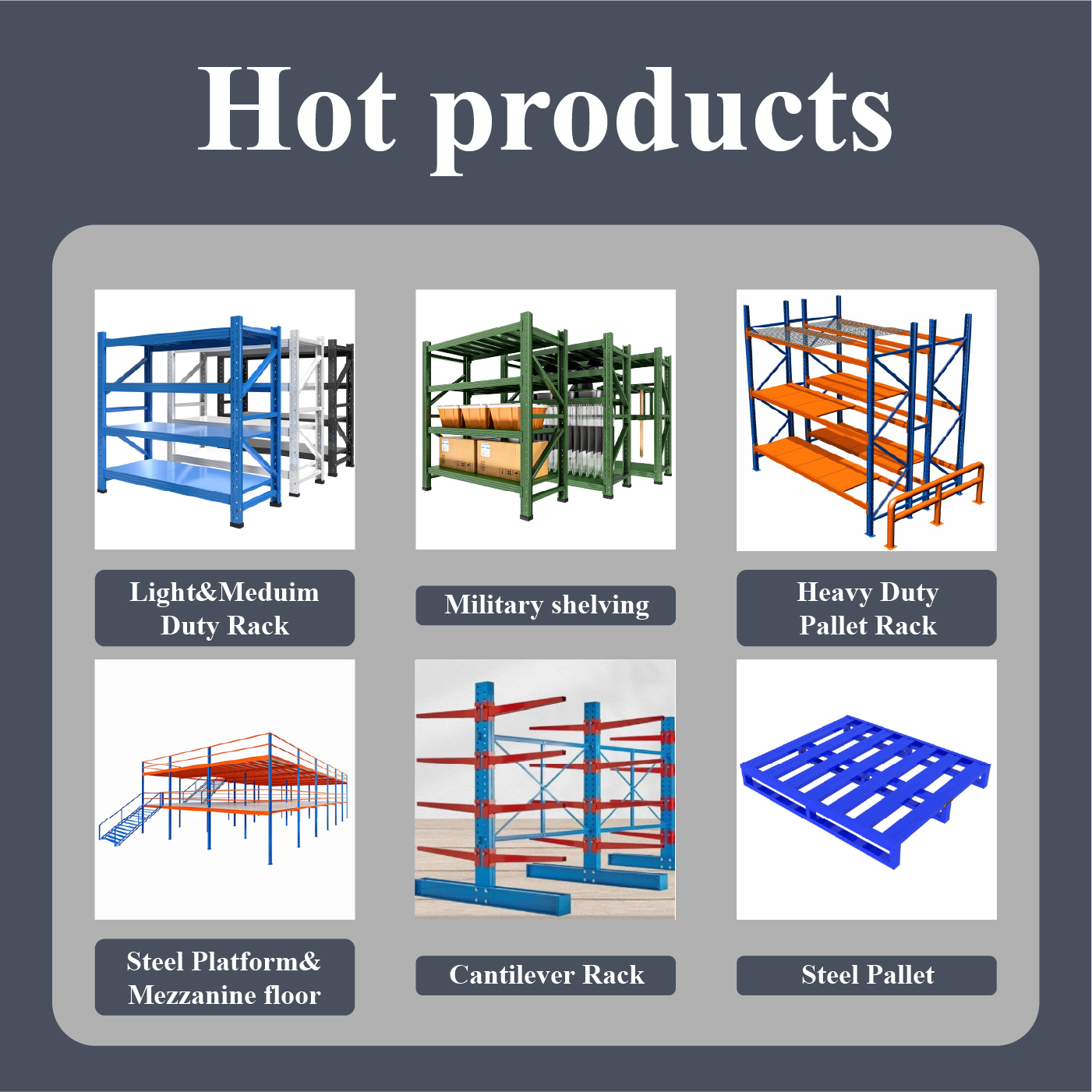 Industrial Grade Steel Selective Pallet Rack Snap-in Connection For Logistic Center Inventory