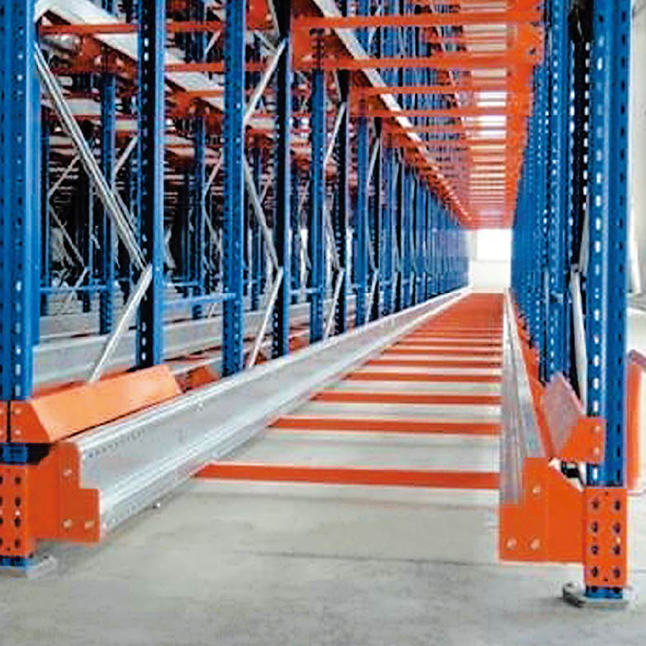 Reinforced Radio 5 Layer Shuttle Racks Heavy Duty Industrial High Density Storage Racking for Cold Storage