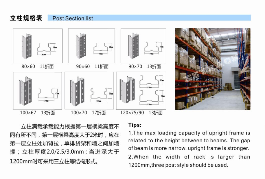 Q235b Steel Single Deep Double Side Selectivo Slective Pallet Storage Rack Warehouse Equipment