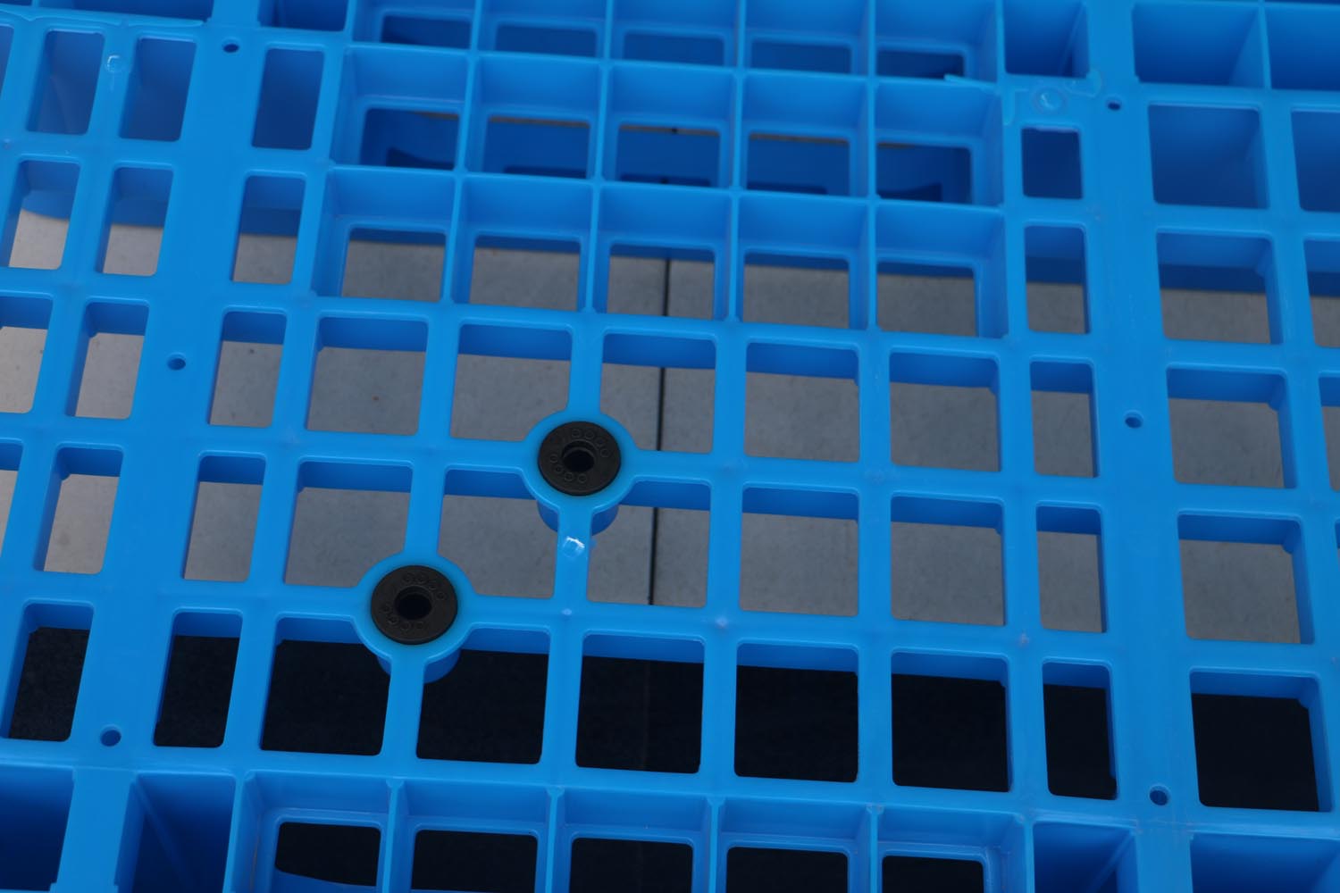 NEXARA 1311 1300*1100*160mm Single-faced Logistics Euro Pallet Rack Three Runners Colorful Stacking Deck Grid Surface Storage