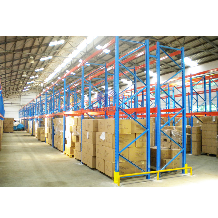 Heavy Duty Selective Pallet Racks Warehouse Rack System with Wire Mesh Decking for Industrial and Warehouse Use