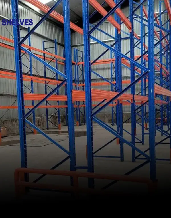 1500kg Capacity Selective Pallet Racking System for Building Materials Warehouse