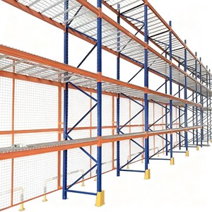 High Density Steel 3-Layer Epoxy Powder Coated Pallet Shelving System Industrial Warehouse