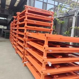Portable Stackable Pallet Rack Lightweight yet Strong Perfect for Mobile Warehousing