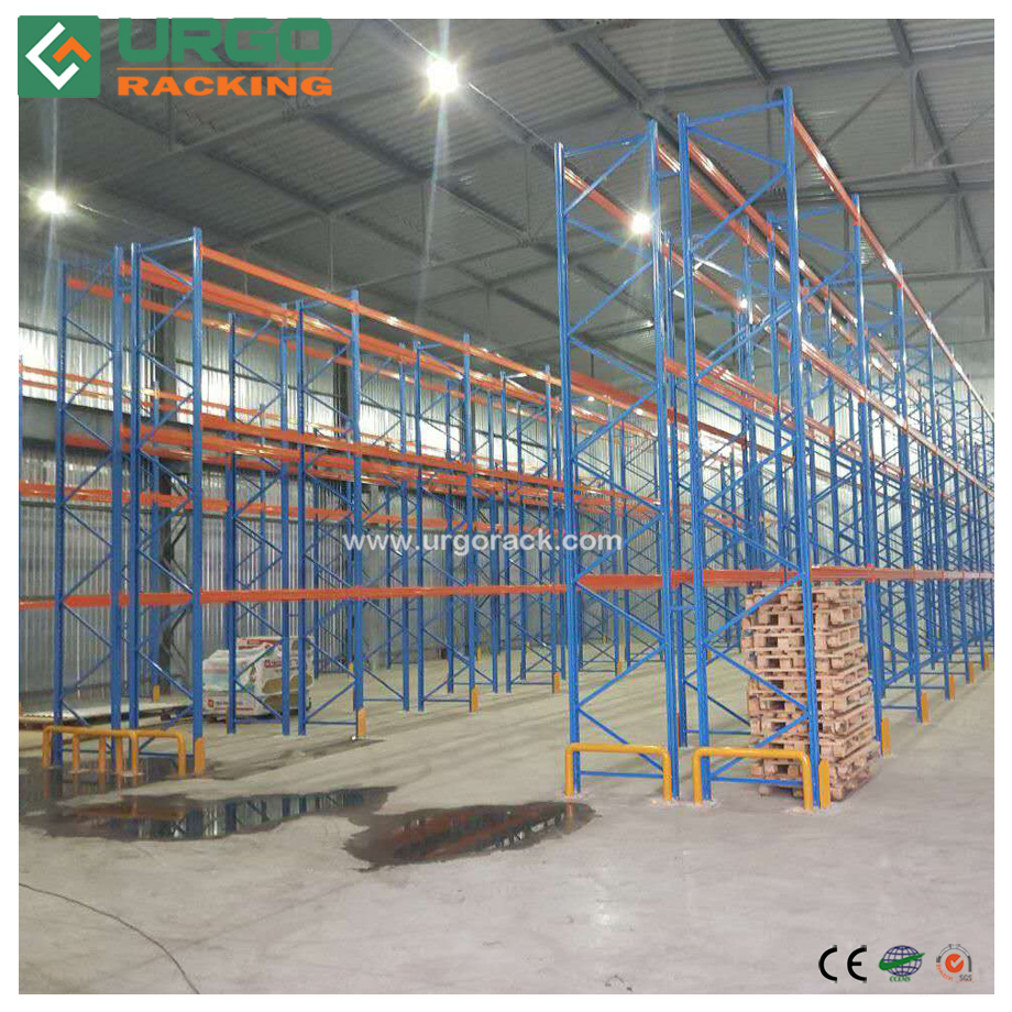Heavy Duty Selective Pallet Rack Steel Beam Shelving Adjustable Stackable Storage System Galvanized Powder Coated