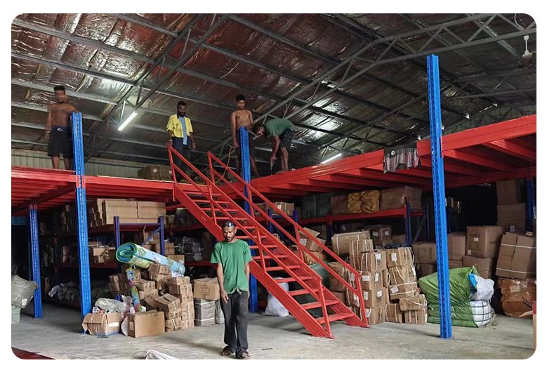 Industrial Warehouse Mezzanine Floor System Steel Structure Platform for Space Saving Storage Solution