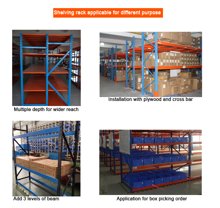 SUNLI China Factory Heavy-Duty Metal Adjustable 5-Layer Steel Shelving Units ESD Protection Multi-Layer Deck Warehouse Storage