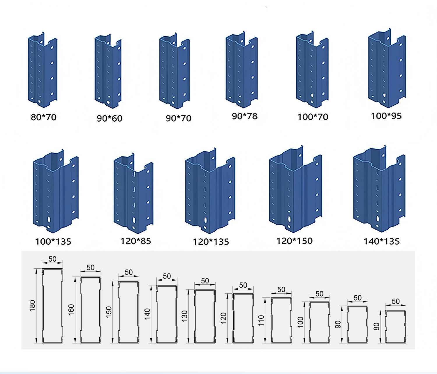 Warehouse Pallet Rack Diagram