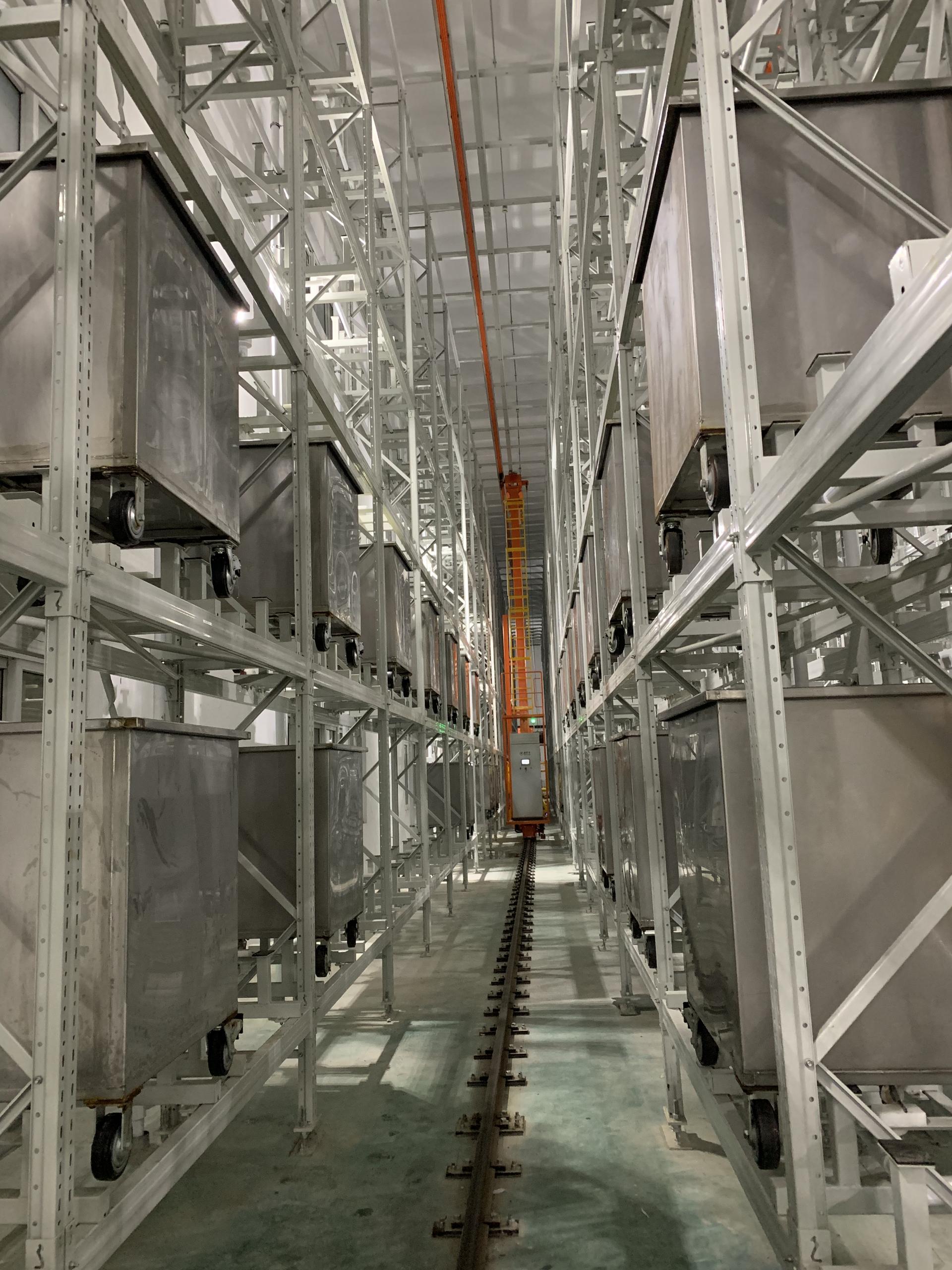 Manufacturer Supply Medium Duty Steel ASRS Warehouse Robot Storage Retrieval Picking System with Adjustable Stacking Crane