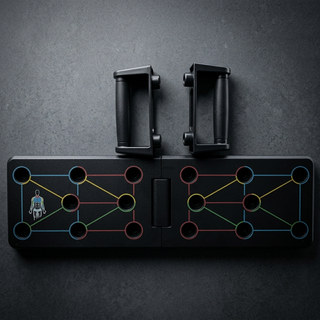 Premium Non-slip Multifunctional ABS Foldable Push Up Stand Rack for Professional Chest Workout Strength Training