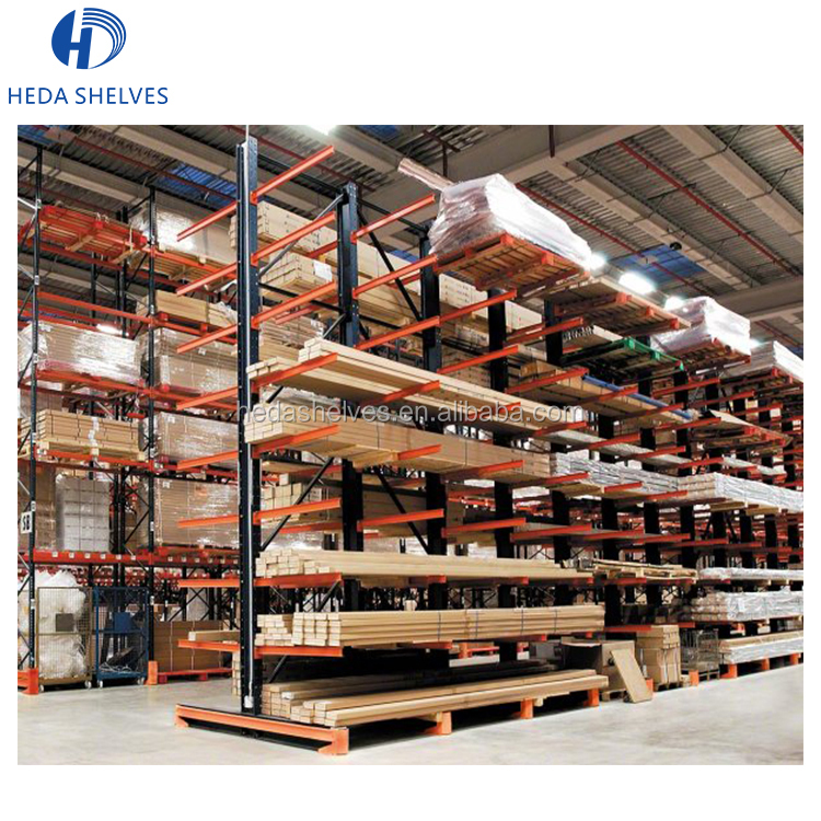 Cantilever Racking Industrial Storage Shelving Heavy Duty Rack Cantilever Racking System For Warehousing Storage