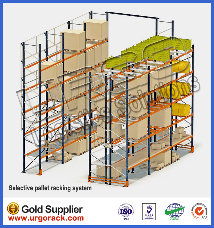 Storage Stacking Racks Pallet Steel Metal Shelves Garage Warehouse Racking