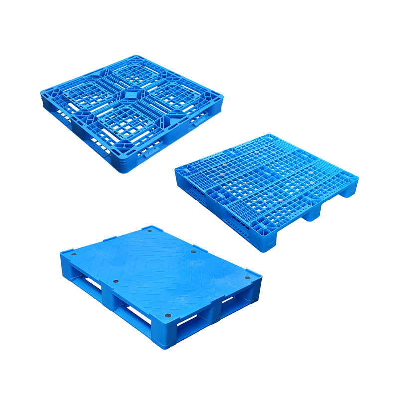 Preface 1200x1000 Light Duty HDPE 4-Way Entry Environmentally Friendly Euro Rack Open Bottom Deck Plastic Pallet