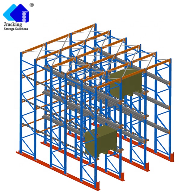 Jracking Warehouse Steel Metal Storage Drive in Rack Storage System