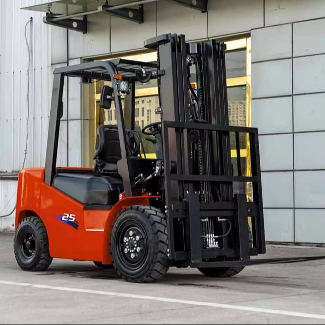 K2 Free Shipping Electric Forklift 2.5Ton CE ISO EPA Rough Terrain Sturdy Forklift Cheap Price Powerful