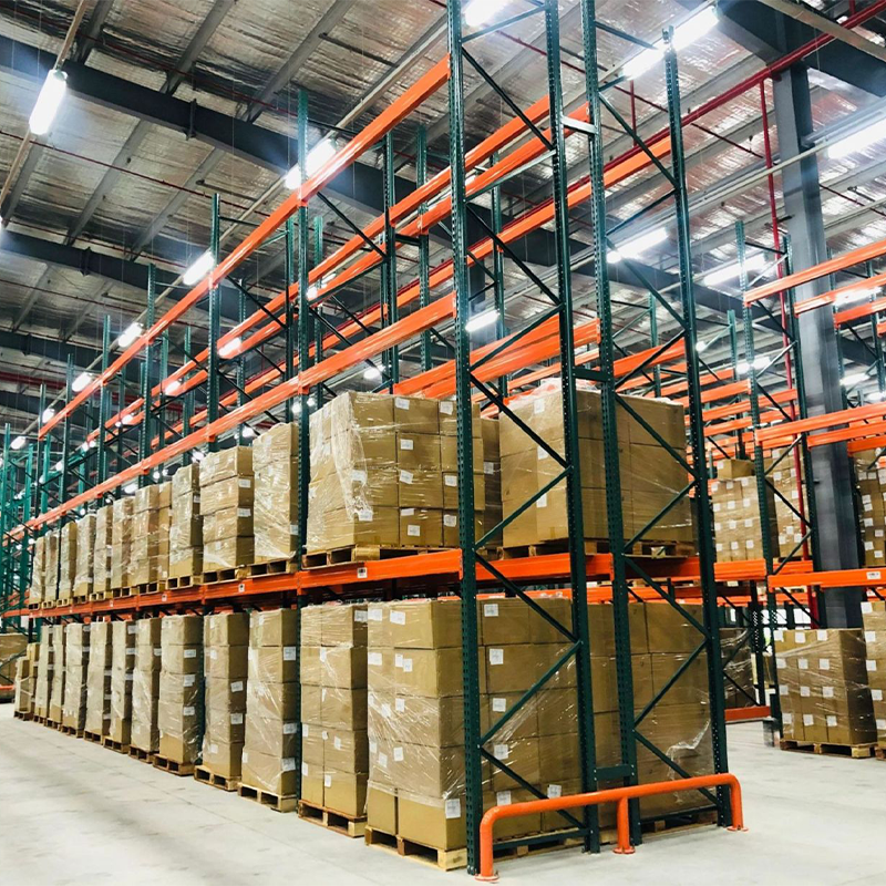 Wire Mesh Deck Pallet Racking Corrosion Resistant Dust Leakage Prevention 5-Layer Heavy Duty Warehouse Storage