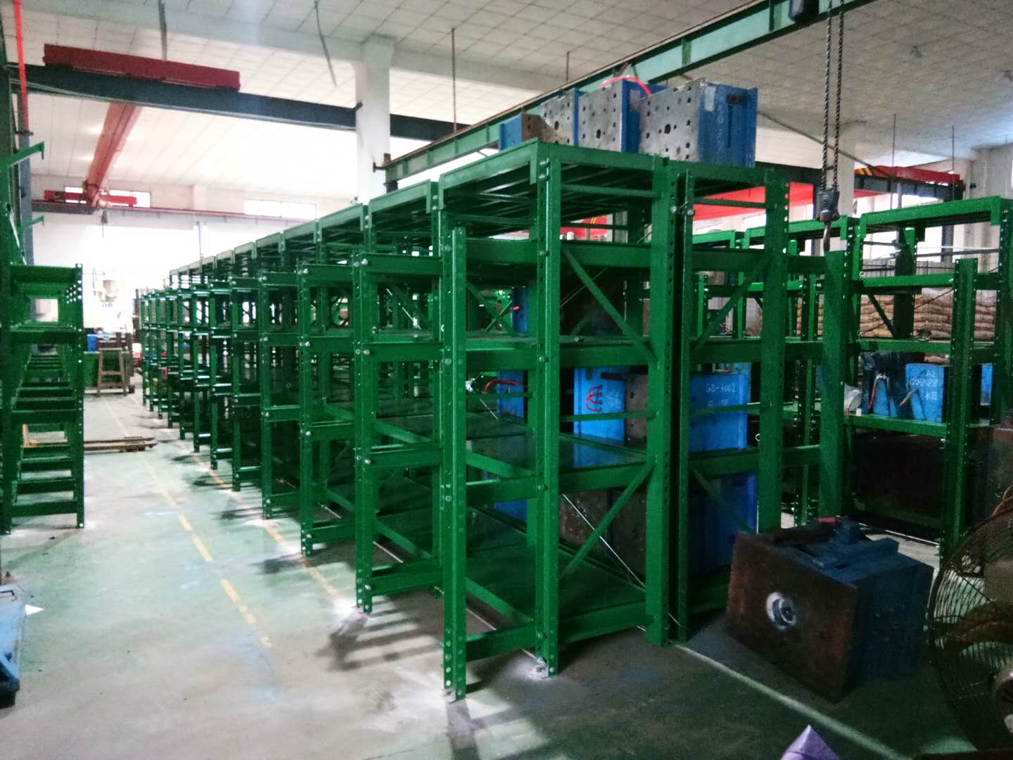 Warehouse Racking Shelving System Steel Powder Coated Adjustable Mold Racking Storage for Small Large Molds Strong Load-bearing
