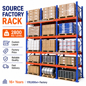 2800KG 5 Levels High Bay Industrial Pallet Racking Heavy Duty Warehouse Rack System