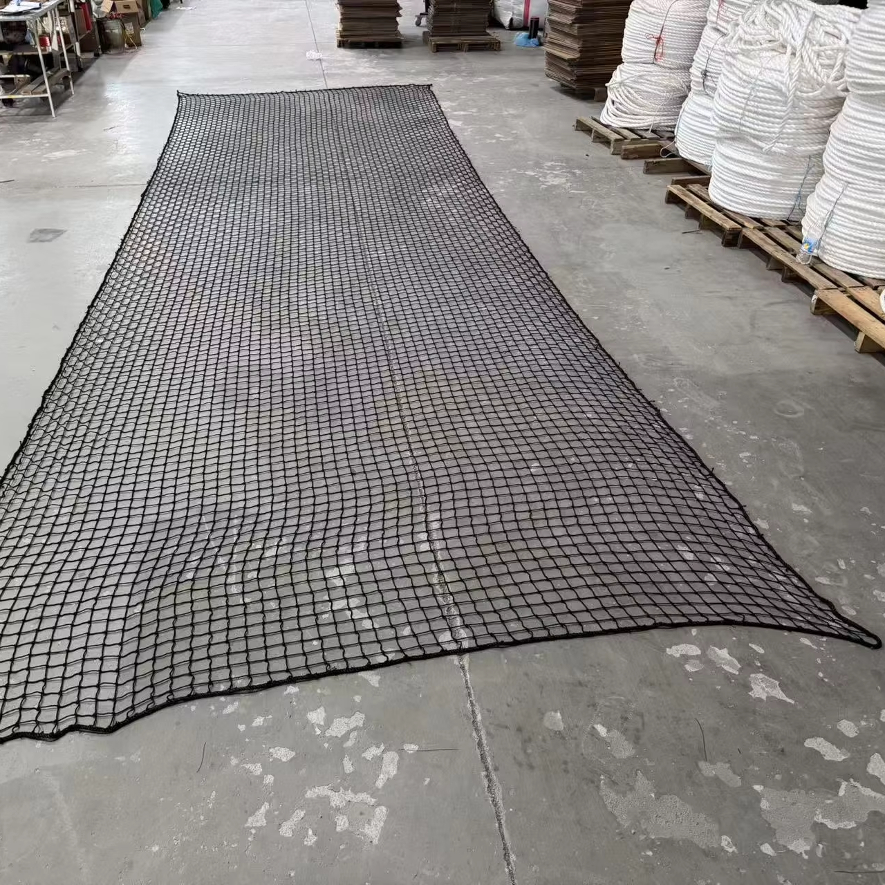 Heavy Duty Nylon Polyamide Safety Net Pallet Rack Netting Custom