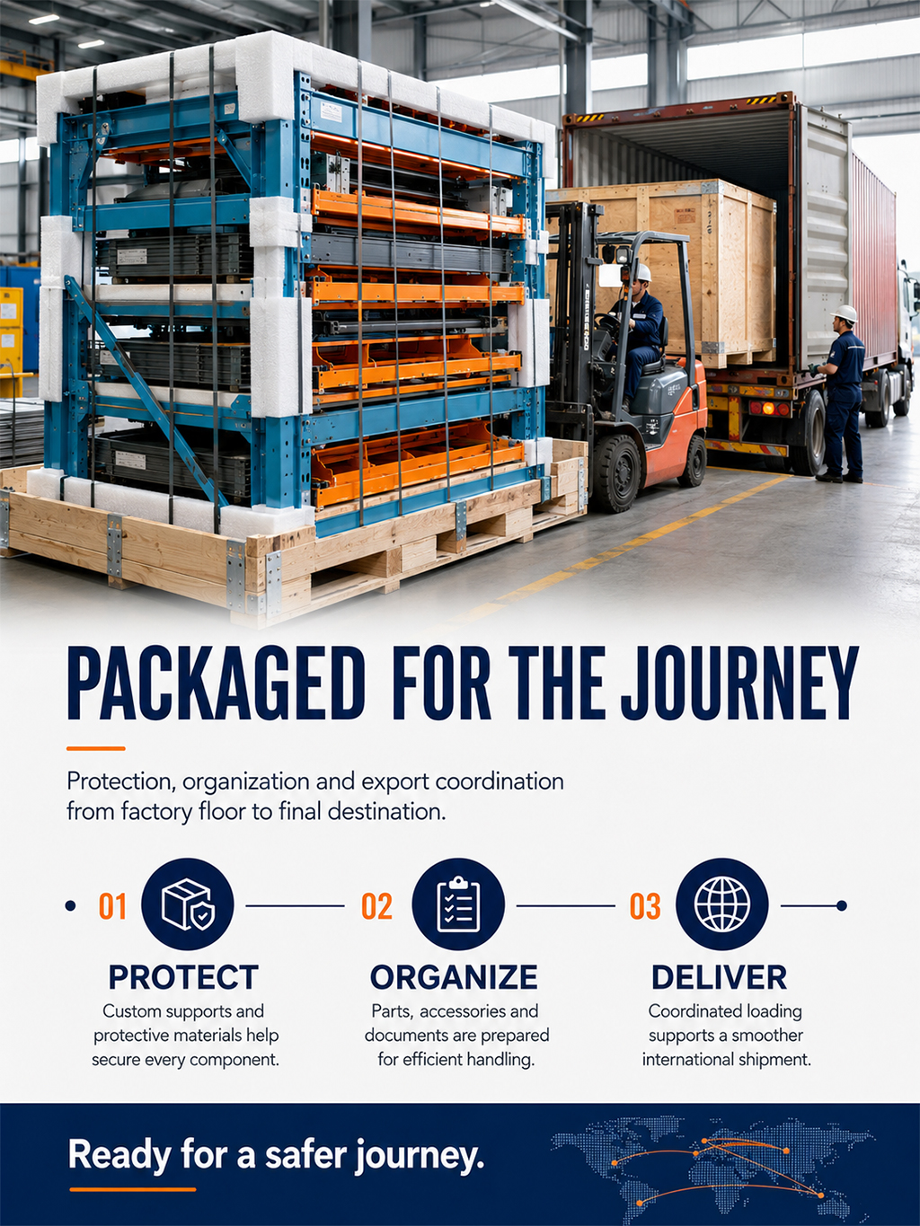 Adjustable Movable Steel Selective Pallet Rack with 2 Layers ESd Protection Electric Mobile Racking System for Industrial Use