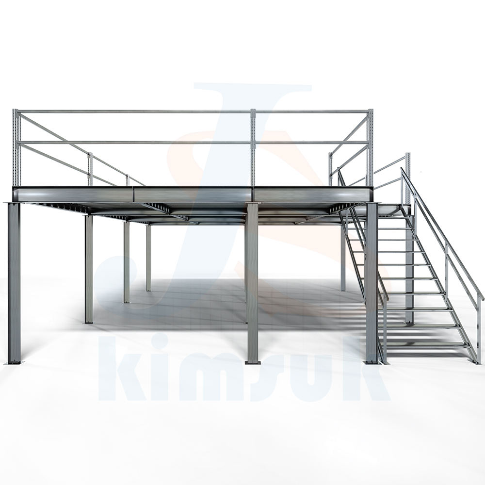 ISO CE Certified Heavy Duty Steel Mezzanine Floor Racking System Multi-level Warehouse Storage Platform Factory Supplier