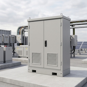 Custom Size IP54 Energy Storage Cabinet Enclosure SPCC Cold Rolled Steel 1.2mm 600x600x1200mm Power Distribution Container