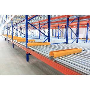 Factory Supply High Quality Steel Industrial Warehouse Storage 4-Layer Gravity Flow Carton Rack With Shelves