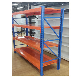 Hot Selling Warehouse Storage Racks 4 Layer 200kg Factory Long Span Industrial Metal Storage Shelves Warehouse Racking