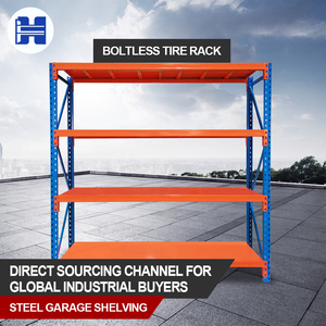 Medium Duty Boltless Steel Warehouse Storage Rack