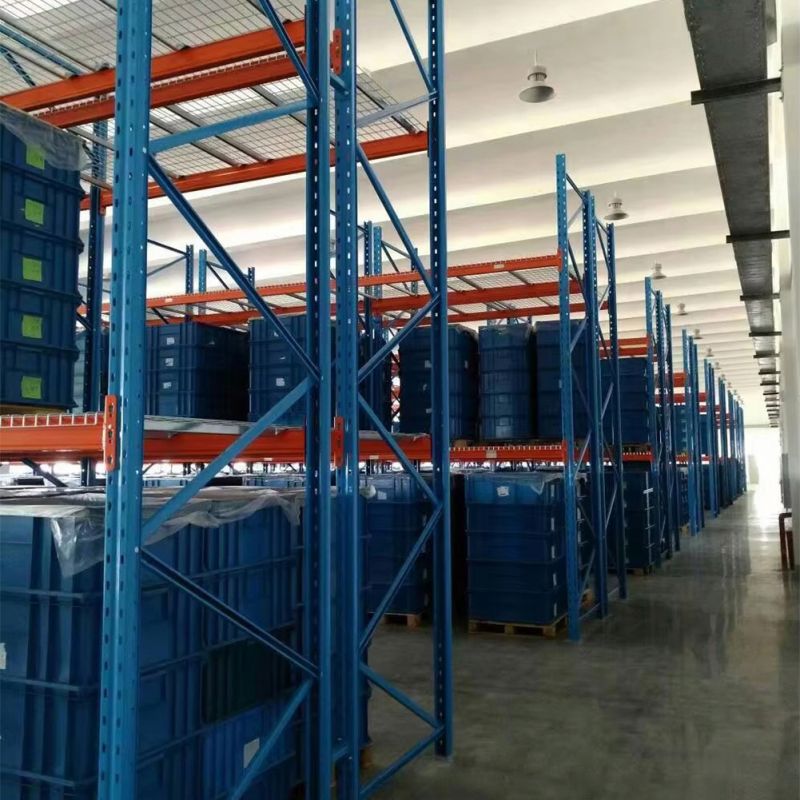 Heavy Duty 5 Layer Metal Drive-In Pallet Racking with Corrosion Protection High Density Industrial Warehouse Bulk Storage Racks