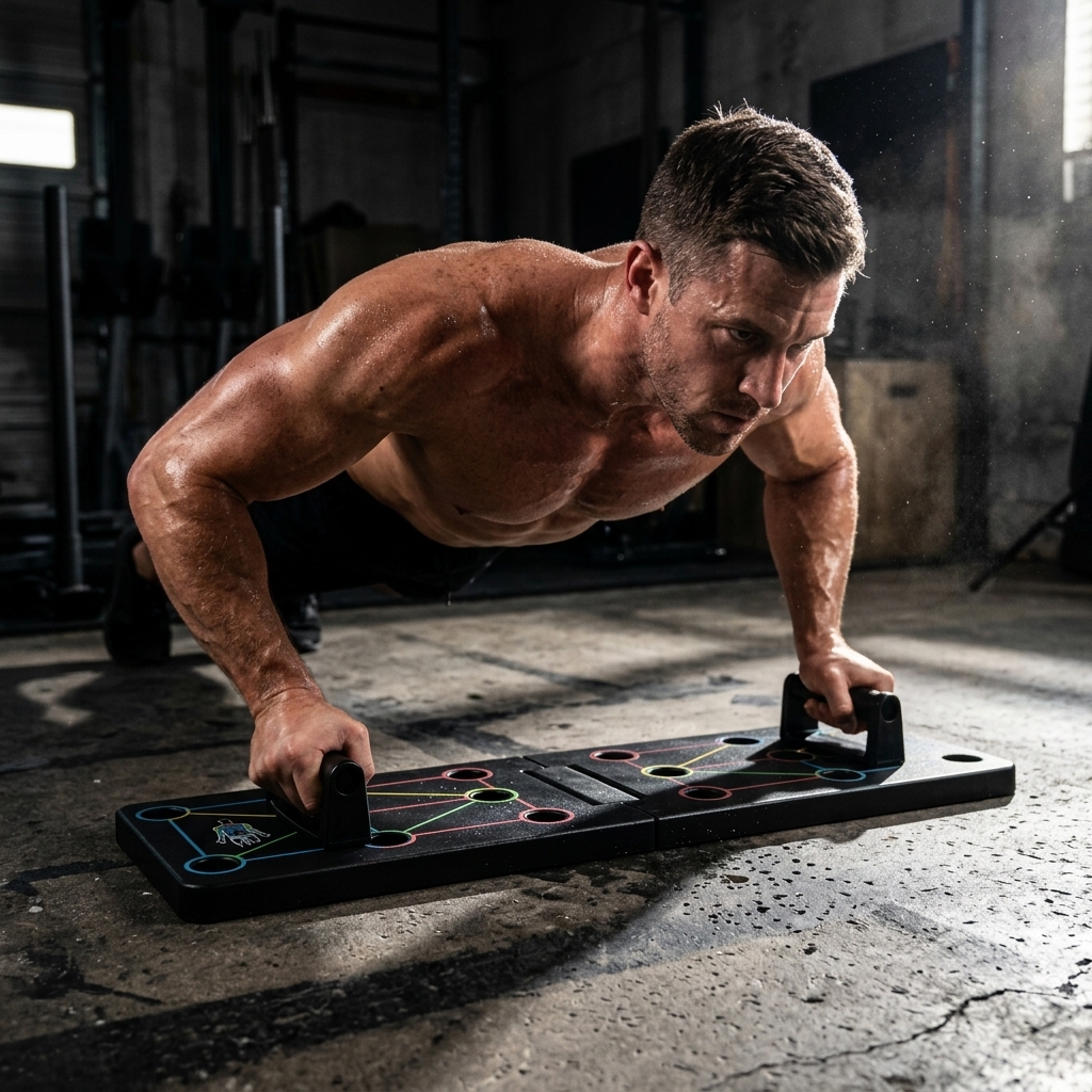 Premium Non-slip Multifunctional ABS Foldable Push Up Stand Rack for Professional Chest Workout Strength Training