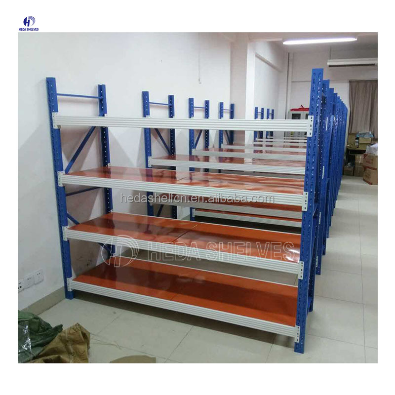 Heda Factory Metal Boltless Stacking Rack Industrial Warehouse Storage Racks Shelves for Racking System