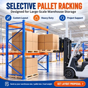 Custom Heavy Duty Pallet Racking System Industrial Steel Warehouse Storage Racks for Manufacturing Material Storage