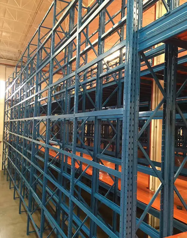 Shelving Supported Mezzanine System Installation