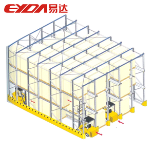Heavy duty 5 layer drive in warehouse pallet racking