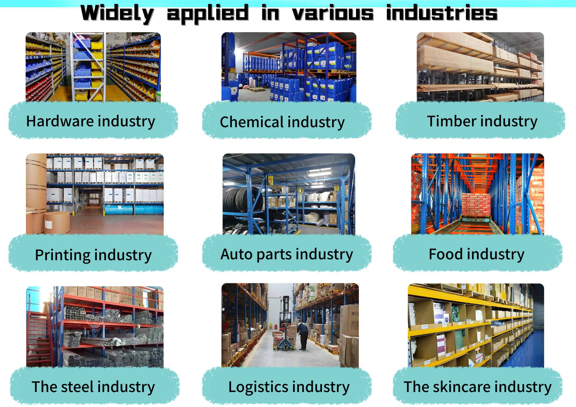 Gravity Pallet Racking Structure