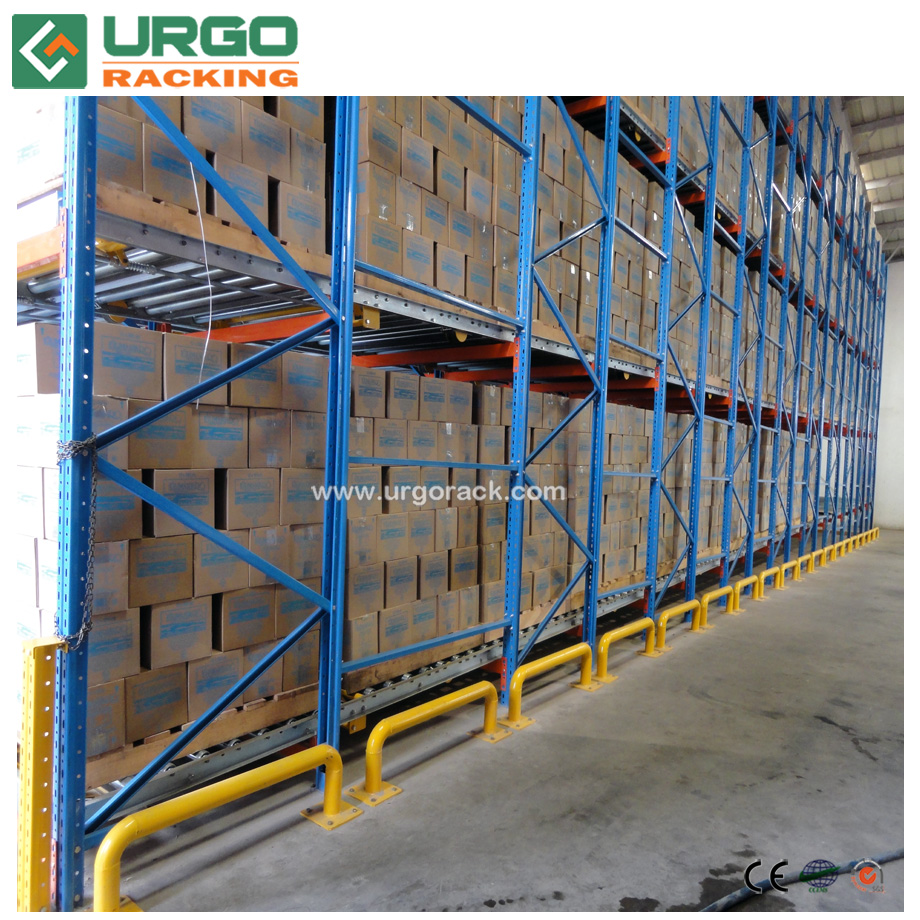 High Efficiency Order Picking Racking System, Gravity Flow Roller Racking System