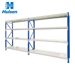 High Capacity High-Strength Steel 5-Layer Medium Duty Manual Picking Rack Adjustable Beam Design for Industrial Warehouse Use