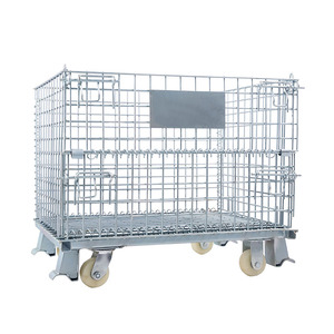 Foldable Wire Mesh Cage Pallet