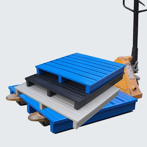 Hot Sale Customizable Single-Faced Euro Pallet Racking Heavy Duty Industrial Storage for Iron Steel Materials in Warehouses