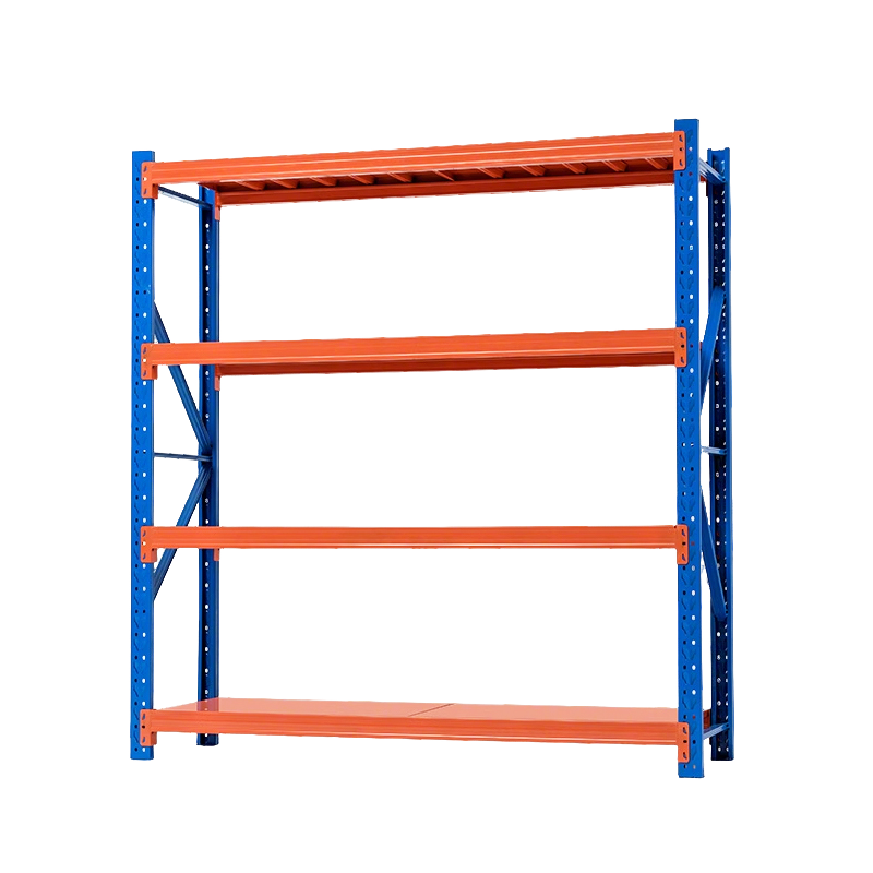 Industrial 4Layer Metal Shelving Stack Rack Light Duty Steel Shelving Boltless Racking Carton Storage Warehouse Rack
