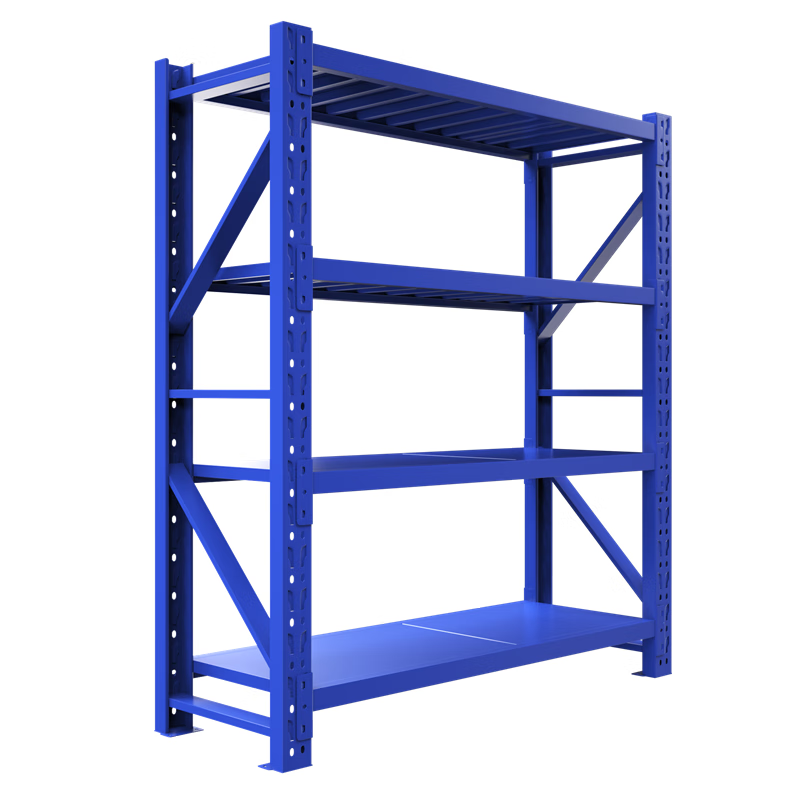XLB Steel Selective Pallet Rack 4 Layer Warehouse Automation Shelves Corrosion Protection Powder Coated