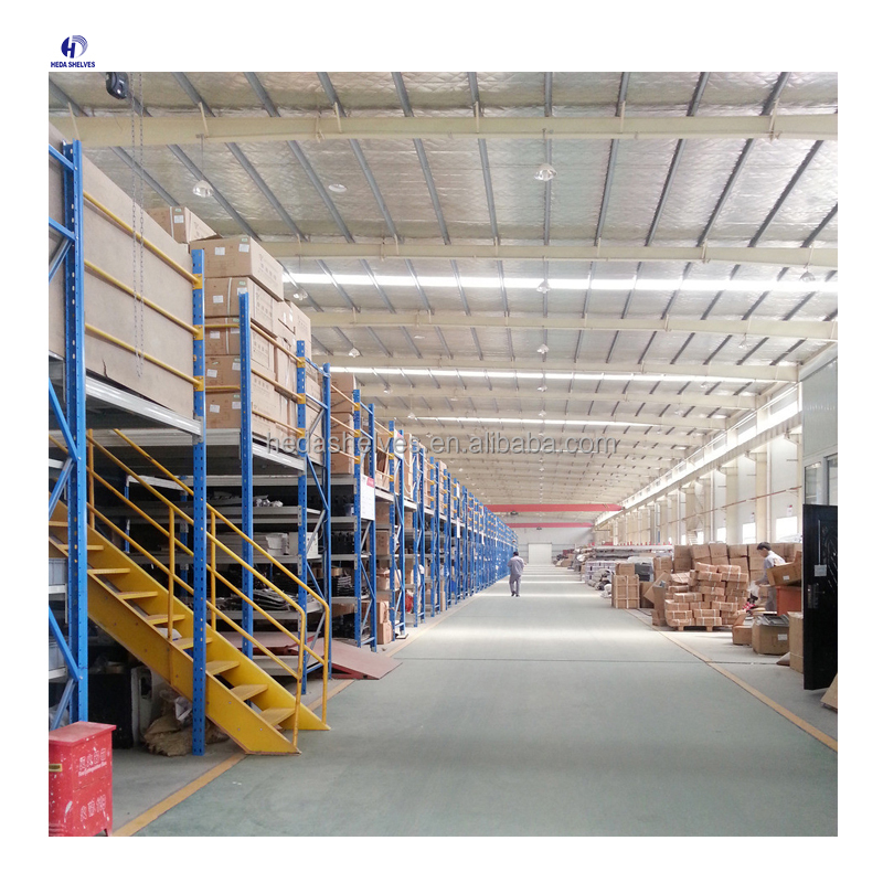 Manufacture Factory Industrial Heavy Duty Multi-tier Warehouse Rack Steel Mezzanine Floor Storage Racking Systems