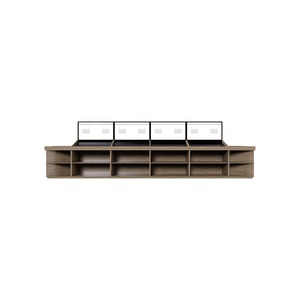 Multi-Tier Supermarket Bulk Produce Display Island Rack