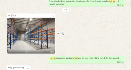 Overhead beam connections on warehouse shelving